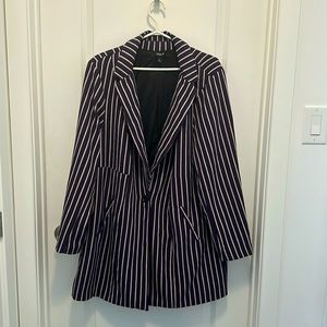 Deep Purple striped blazer